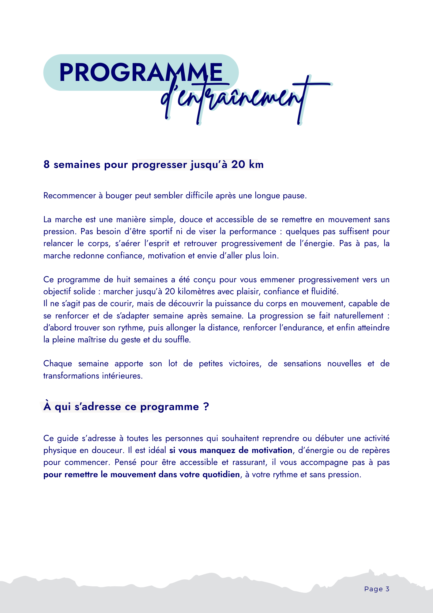 Petits guides de la marche à pieds